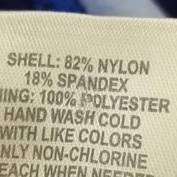 Converse One Star Striped Tankini Swimsuit  Small - Picture 7 of 7